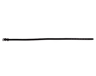 QHP Sperriemen Basic Leder für Warmblut in Schwarz – Bild 1 von 2