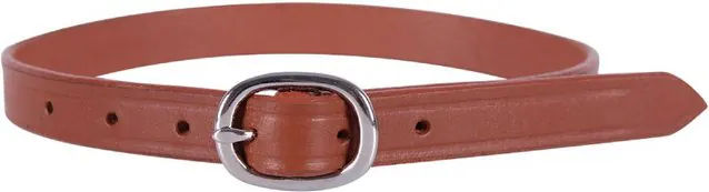 QHP Sporenriemen aus Leder in Braun – Bild 1 von 2