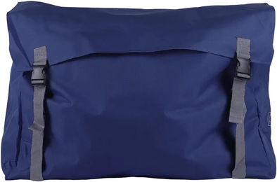 QHP Stall Packsack Utensilienbehälter für Decken und Pflegeartikel Navy/Grau aus Polyester - 124 l – Bild 1 von 3
