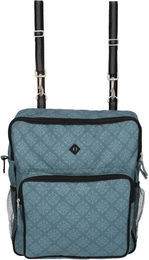 QHP Stalltasche aus Polyester für Pferde in Blau oder Grün – Bild 1 von 4