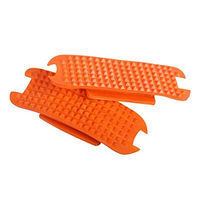 Produktbild von QHP Steigbügel-Tritte Steigbügel-Einlagen Color Orange aus Kunststoff 12 cm