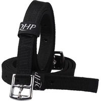 Produktbild von QHP Steigbügelriemen aus Nylon in Schwarz - 120 cm