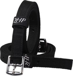 QHP Steigbügelriemen aus Nylon in Schwarz 135 cm für Pferde - 135 cm – Bild 1 von 2