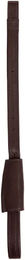 QHP Steigbügelriemen Mono aus Leder Braun 70 cm – Bild 1 von 2
