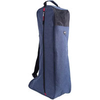 Produktbild von QHP Stiefeltasche aus Polyester in Blau mit Handgriff und verstellbarem Schultergurt - 33 l