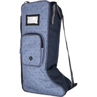 Produktbild von QHP Stiefeltasche für Reitstiefel aus Stoff wasserabweisend Blau Größe M