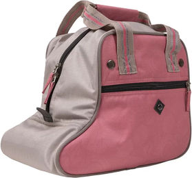 Produktbild von QHP Stiefeltasche Jodhpur aus Polyester in Lila Größe L wasserabweisend