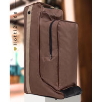 Produktbild von QHP Stiefeltasche und Helmtasche Kombi Braun