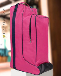 QHP Stiefeltasche und Helmtasche Kombi Fuchsia – Bild 1 von 1