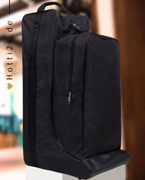 QHP Stiefeltasche und Helmtasche Kombi Schwarz – Bild 1 von 1