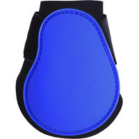 Produktbild von QHP Streichkappen Gamaschen aus Kunststoff Blau Pony
