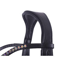 Produktbild von QHP Sunna Gebisslose Trense aus Leder für Warmblut Pferde