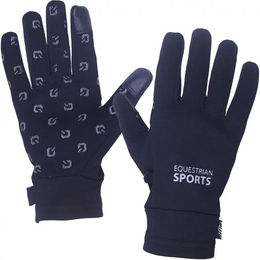 Produktbild von QHP Tallinn Reithandschuhe Winter Nylon Schwarz Größe S Unisex