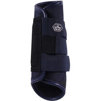Produktbild von QHP Technical Eventing Hinterbein-Gamaschen Blau Größe M - 1 Stk.