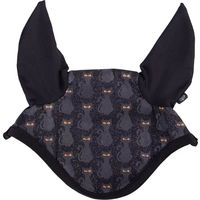 Produktbild von QHP Teufel Ohrhaube Halloween für Ponys in Schwarz und Rot aus Polyester