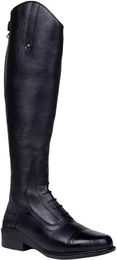 QHP Thermo Calgary Reitstiefel aus Leder für Erwachsene in Schwarz Größe 39 – Bild 1 von 2