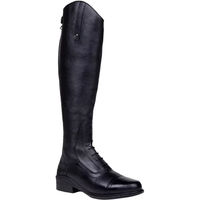 Produktbild von QHP Thermo Calgary Reitstiefel aus Leder für Erwachsene in Schwarz Größe 39