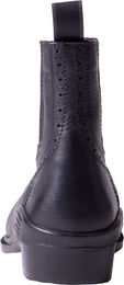 Produktbild von QHP Thermo Reitstiefel Calgary Junior aus Leder Schwarz für Kinder