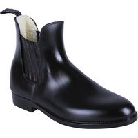 Produktbild von QHP Thermo Reitstiefeletten für Erwachsene aus Gummi Schwarz wasserdicht Größe 36