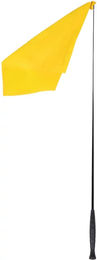 QHP Trainingsstock mit Flagge aus Polyester in Blau Gelb – Bild 1 von 1