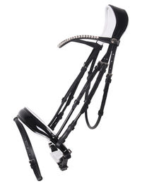 Produktbild von QHP Trense Nehza aus Leder in Schwarz