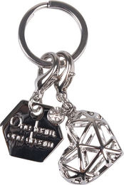 QHP Trensen-Charms Glücksbringer Herz aus Metall in Silber für Pferde – Bild 1 von 3