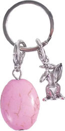 QHP Trensenanhänger Ostern Bridon Charm Rosa Metall – Bild 1 von 2