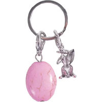 Produktbild von QHP Trensenanhänger Ostern Bridon Charm Rosa Metall