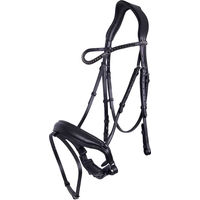 Produktbild von QHP Trensenzaum Selene aus Leder in Schwarz für Warmblut