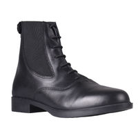 Produktbild von QHP Tulsa Junior/Adult Reitstiefel aus Leder in Schwarz