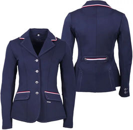 QHP Turnierjacket Coco für Damen in Blau Größe 42 aus Polyester – Bild 1 von 1