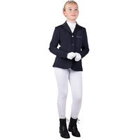 Produktbild von QHP Turnierjacket Kae Junior für Kinder in Schwarz aus Nylon