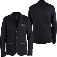 Produktbild von QHP Turnierreiterjacke Perry für Herren in Schwarz aus Polyester Größe 48