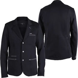 Produktbild von QHP Turnierreiterjacke Perry für Herren in Schwarz aus Polyester Größe 52