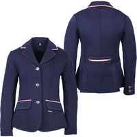 Produktbild von QHP Turniersakko Coco Junior Softshell für Mädchen in Blau Größe 128