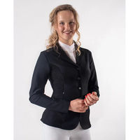Produktbild von QHP Turniersakko Novèn Damen Sommerjacket aus Nylon Schwarz Größe 36