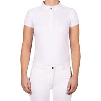 Produktbild von QHP Turniershirt Zayla Junior Reitshirt für Damen in Weiß