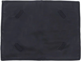 Produktbild von QHP Turnout Bauchklappe aus Polyester in Schwarz Größe L