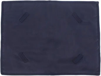 Produktbild von QHP Turnout Bauchklappe für Pferde Blau aus Polyester Größe L