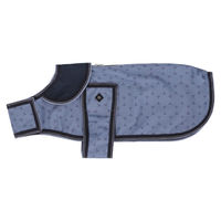 Produktbild von QHP Turnout Hundemantel Collection 600D light weight wasserdichte Hundedecke Misty Blue Größe 25