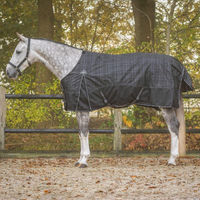 Produktbild von QHP Turnoutdecke 1200D Ripstop Collection Schwarz