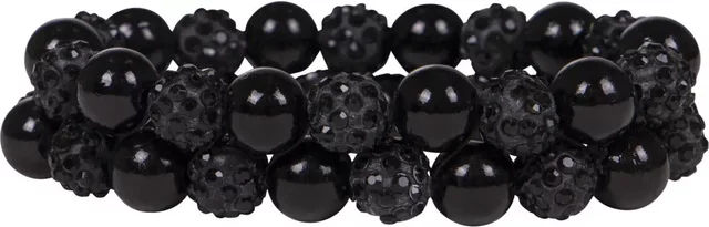 Produktbild von QHP Twinkle Haargummi für Damen aus Silikon Schwarz