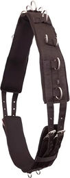 Produktbild von QHP Valentine Set aus Halfter und Longiergurt für Ponys aus Neopren Schwarz