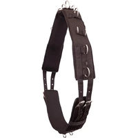Produktbild von QHP Valentine Set aus Halfter und Longiergurt für Ponys aus Neopren Schwarz