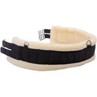 Produktbild von QHP Vielseitigkeitsgurt Ontario Sattelgurt aus Polyester Schwarz 135 cm