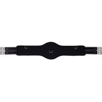 Produktbild von QHP Vielseitigkeitsgurt Sattelgurt anatomisch aus Neopren Schwarz 135 cm