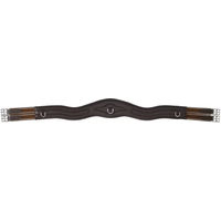 Produktbild von QHP Vielseitigkeitsgurt Sensisoft aus Leder Braun 130 cm