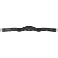 Produktbild von QHP Vielseitigkeitsgurt Sensisoft aus Leder Schwarz 115 cm