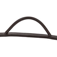 Produktbild von QHP Vorderzeug mit Griff aus Leder in Braun für Warmblut
