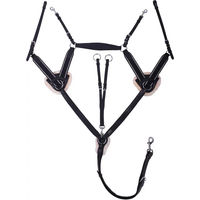 Produktbild von QHP Vorderzeug Ontario aus Leder für Ponys in Schwarz